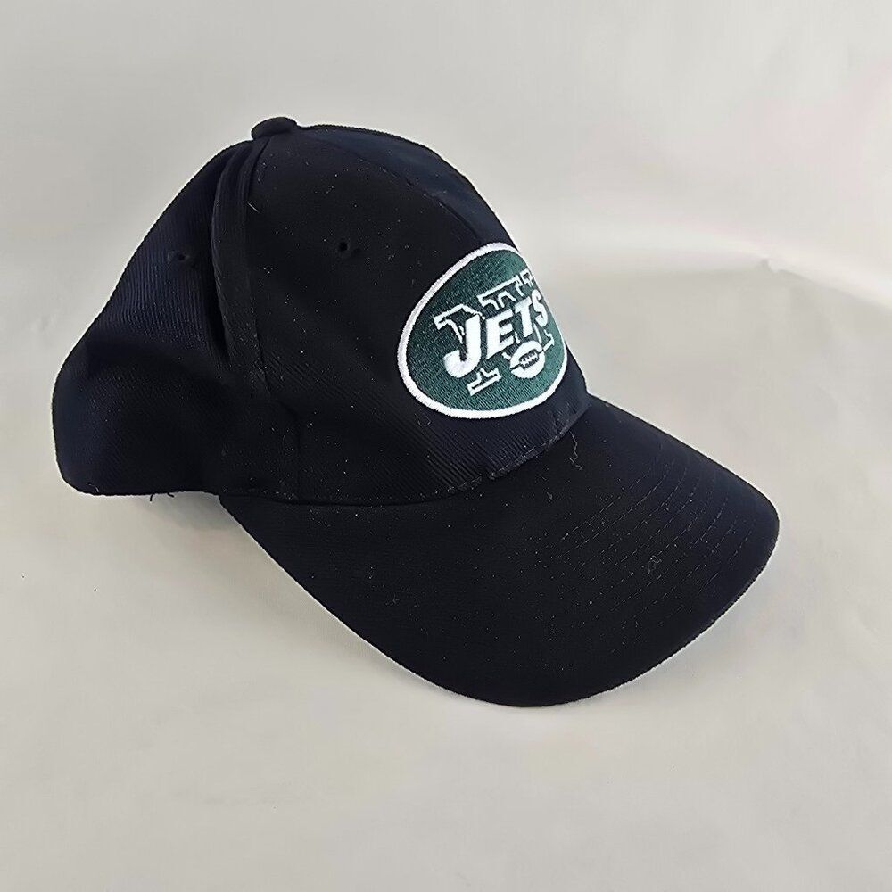 New York Jets Hat Mens Adjustable Snapback Black American Needle Logo Football